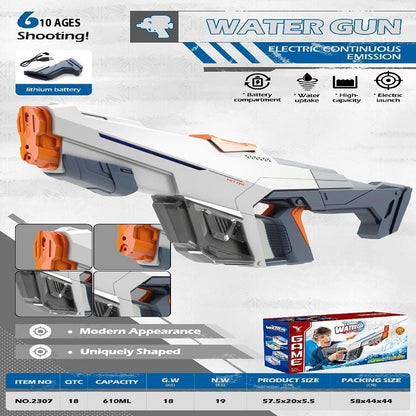 AMT Water Gun Toy One-click       Long Range Water Gun - LJ Enterprise