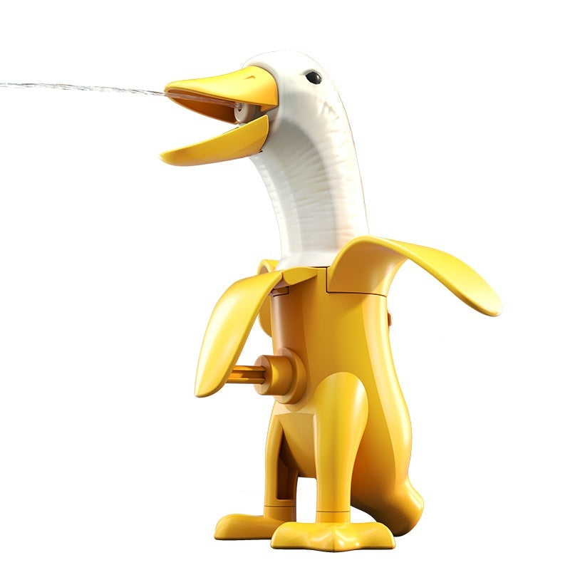 Jiao A Friend Duck Press Water Gun Long Shot Cheng Large Capacity Boy Outdoor Water Fight Water Pistol - LJ Enterprise