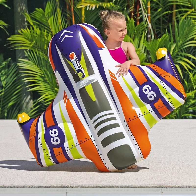 Children Harness Water Gun Inflatable Swimming Ring - LJ Enterprise