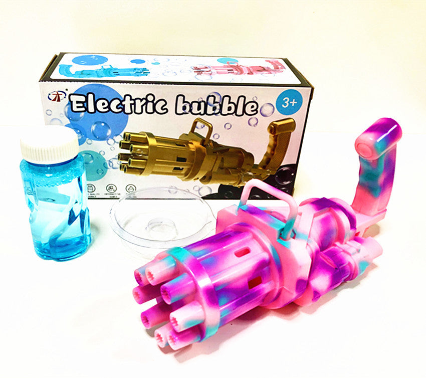 Semi-Automatic Electric Bubble Machine Toy