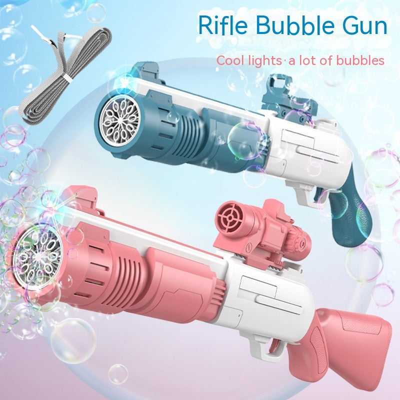 Electric Bubble Gun Children's Automatic Bubble Gatling Outdoor Toy