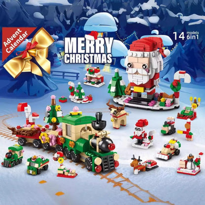 Christmas Blind Box Poking Hole Music Children Assembling