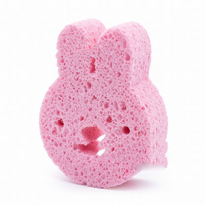 Compressed Wood Pulp Cotton Baby Bath Sponge