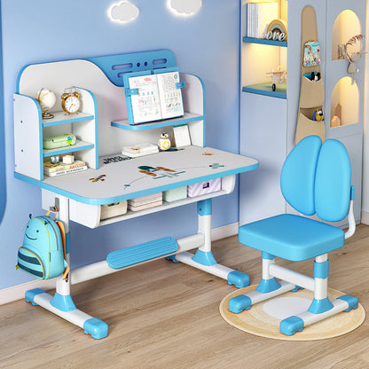 Portable Height-adjustable Childrens Study Desk For Home Use