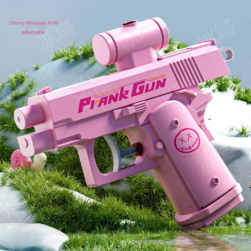 Double-sided Trick Water Gun-Cute Powder-ABS-1 - LJ Enterprise