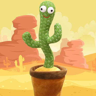 Hot Electric Cactus Singing and Dancing Plush Toy