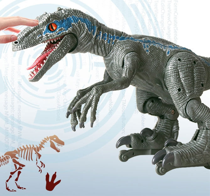 Simulation electric induction toy remote control dinosaur