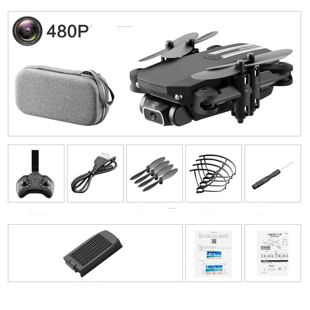Folding fixed height toy remote control plane