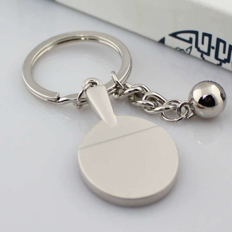 Remote Control Toy Table Tennis Rack Keychain