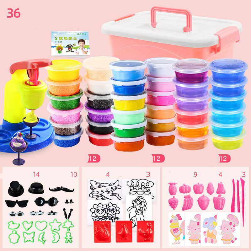 Super light clay 36 color set clay diy toy plasticine