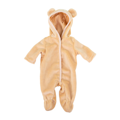 Bedtime Baby Doll Play Set, Mocha and Ivory Outfit, 14-Inch Doll, 6 Pieces Included