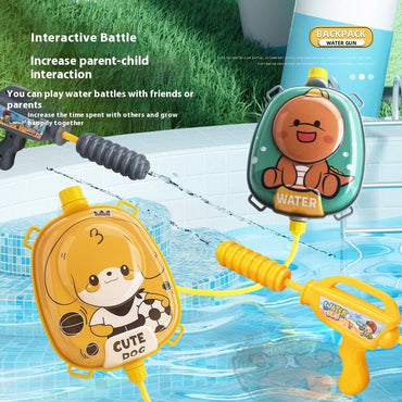 Children's Backpack Water Gun Large Capacity Beach Toys - LJ Enterprise
