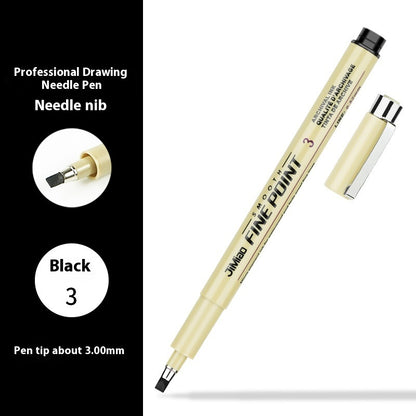 Waterproof Hook Line Art Cartoon Design Sketch Hand Drawn Syringe Drawing Pen