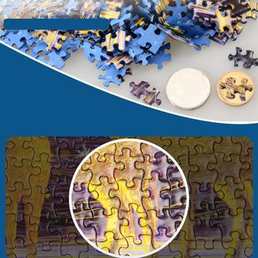 Mini 1000-Piece Jigsaw Puzzle For Adults Large-Scale Stress Relief And Intelligence