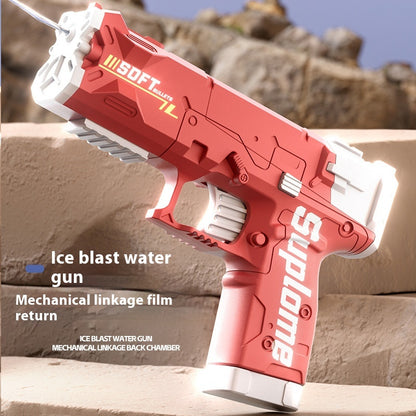 Children's Ice Burst Water Gun Toy Manual Continuous Firing - LJ Enterprise