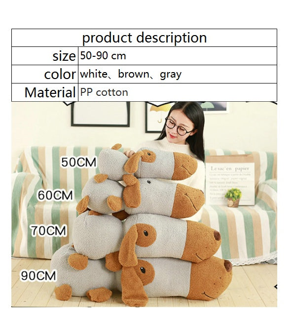 Dog plush doll pillow