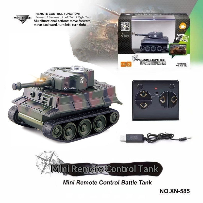 Mini Remote Control Tank Charging Children's Remote Control Car Toy