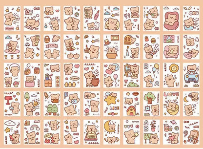 Stickers This Account Material Decorative Stickers 50 Sheets
