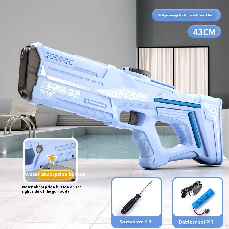 Electric Water Gun Toy Full-automatic Large Capacity Beach Water Playing Toy - LJ Enterprise