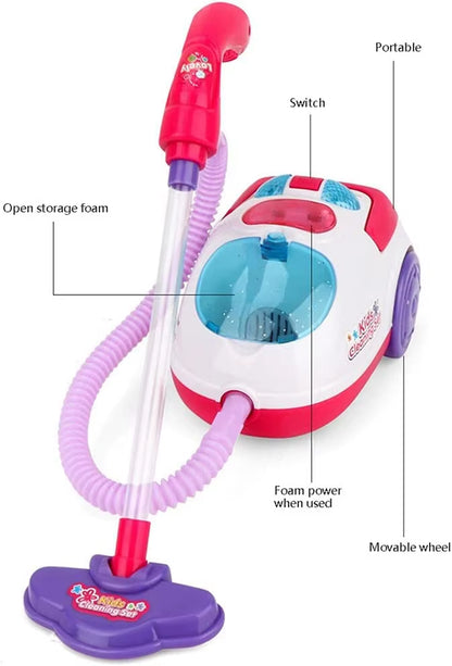 Kids Broom and Cleaning Set Preschool Housekeeping Play Toy Home Cleaning Supplies Skill Development Kids Educational Best Gift