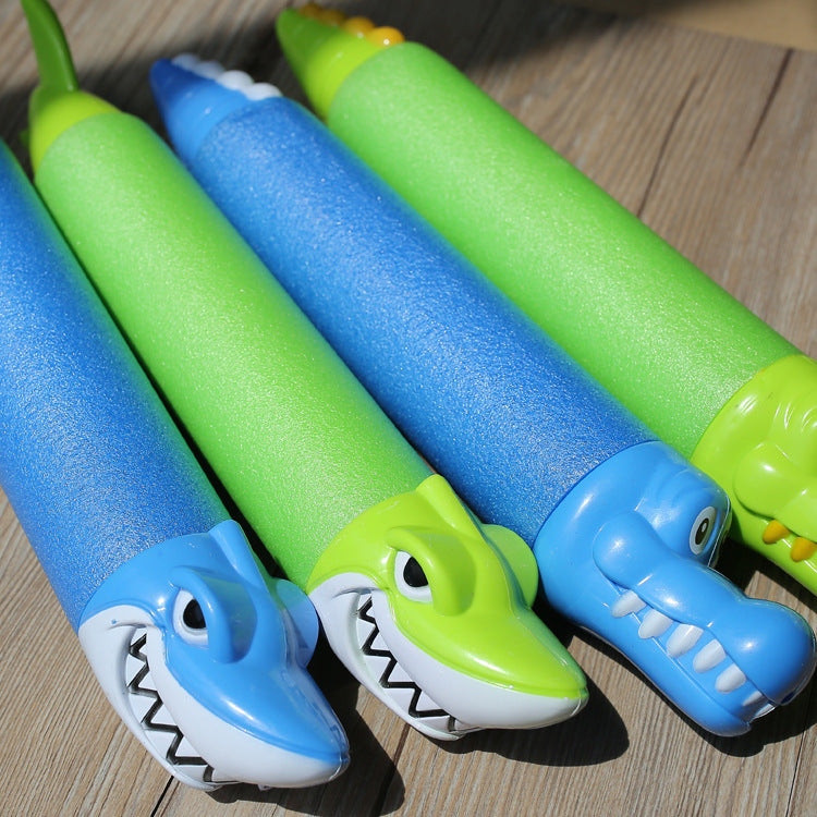 33cm Summer Water Gun Toys Pistol Blaster Shooter Outdoor Swimming Pools Cartoon Shark - LJ Enterprise