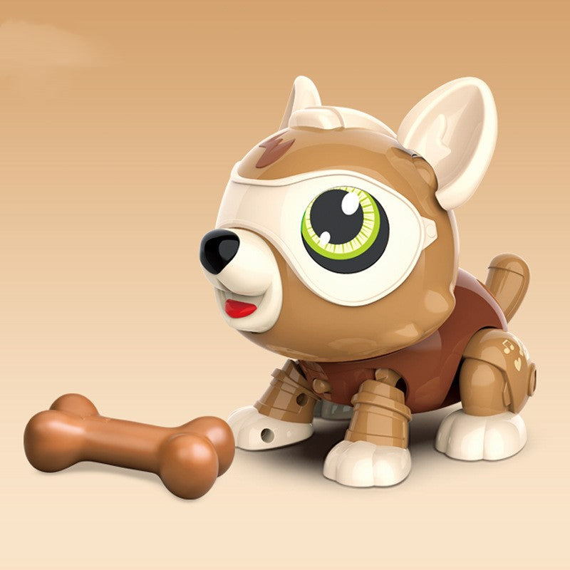Children's Voice-activated Touch-sensing Electronic Robot Dog - LJ Enterprise