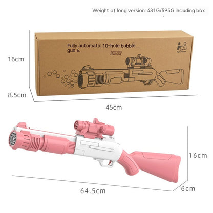 Electric Bubble Gun Children's Automatic Bubble Gatling Outdoor Toy
