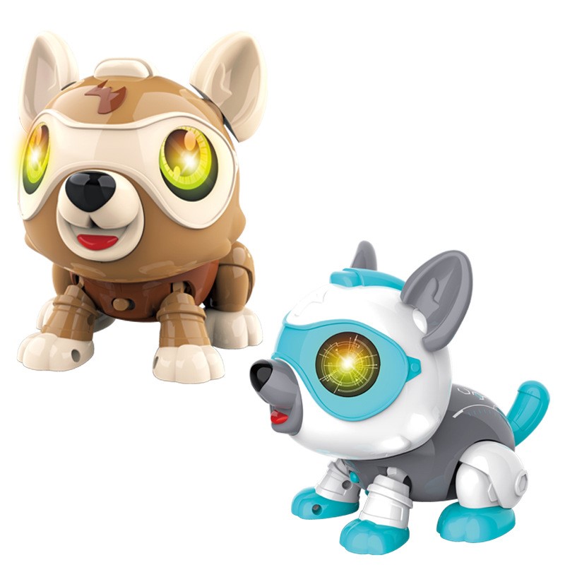 Children's Voice-activated Touch-sensing Electronic Robot Dog - LJ Enterprise