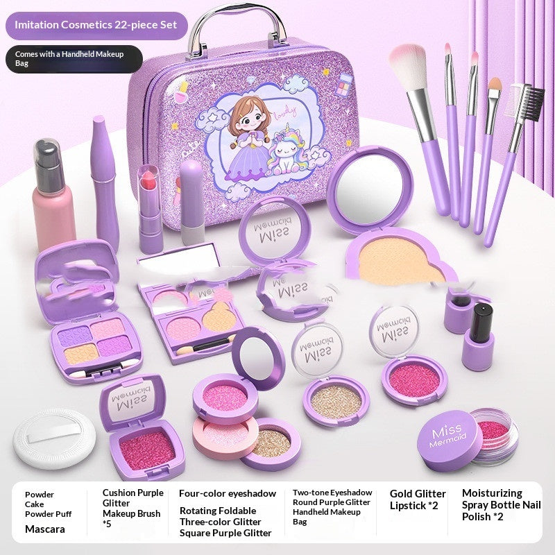 Imitation Jewelry Vanity Sets Girls' Makeup Princess-themed Bags Playhouse Sets