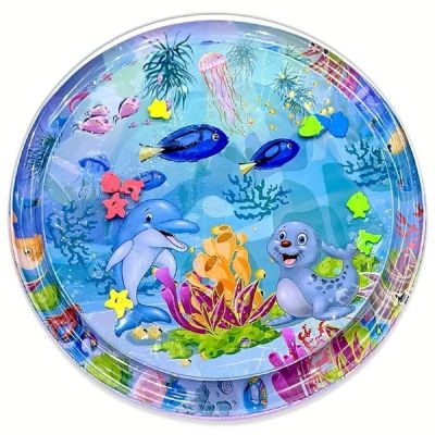 Cartoon Explosion-proof PVC Inflatable Baby Crawling Pat Mat Toy