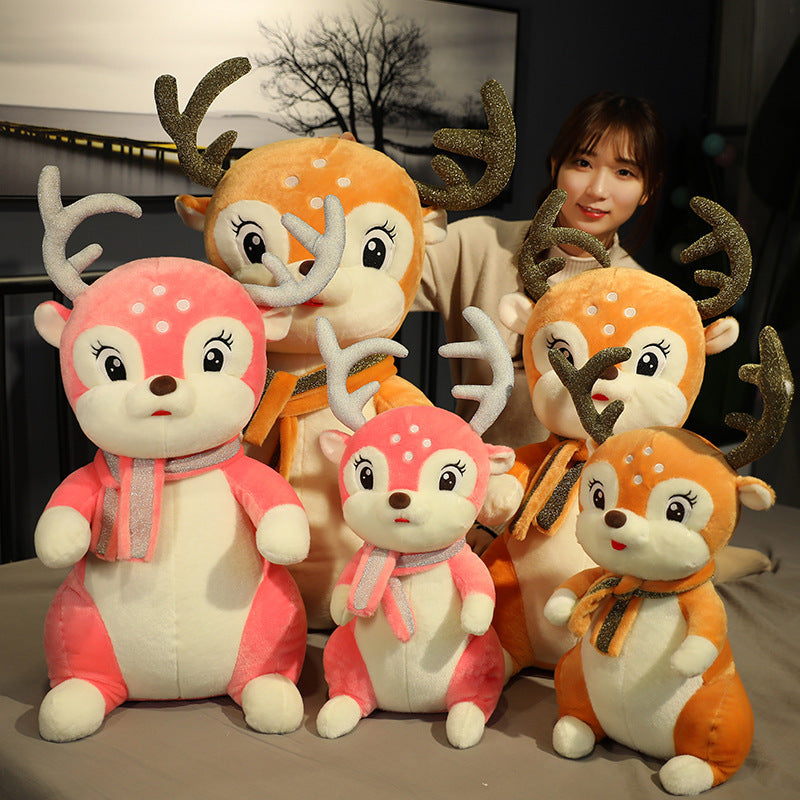 Cute Sika Deer Doll Plush Sika Deer Doll