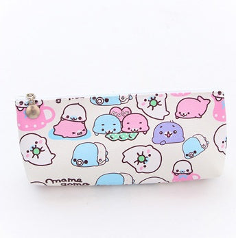 Creative Corner Cute PU Leather Triangle Stationery Bag
