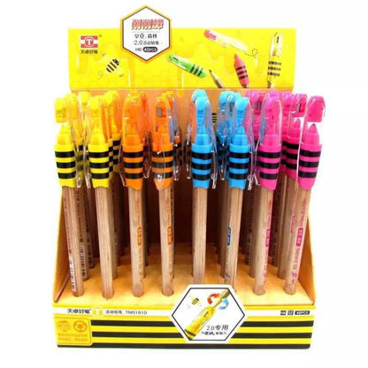 Super Thick Write Constantly HB Free Pencil Sharpener Propelling Pencil