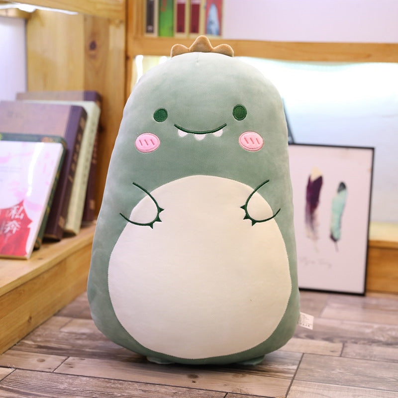 Net Red Cute Cartoon Plush Toy Lazy Sleeping Round Pillow New Creative Girl Heart Pillow