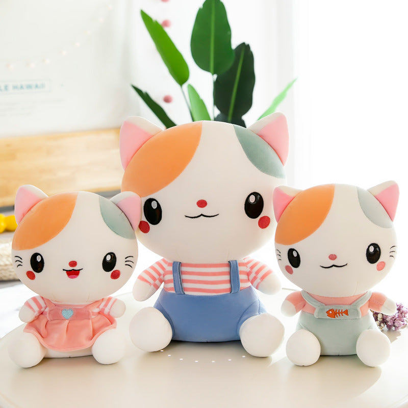 Cute Cat Doll Plush Toy Cat Small Scratching Machine Cloth Doll