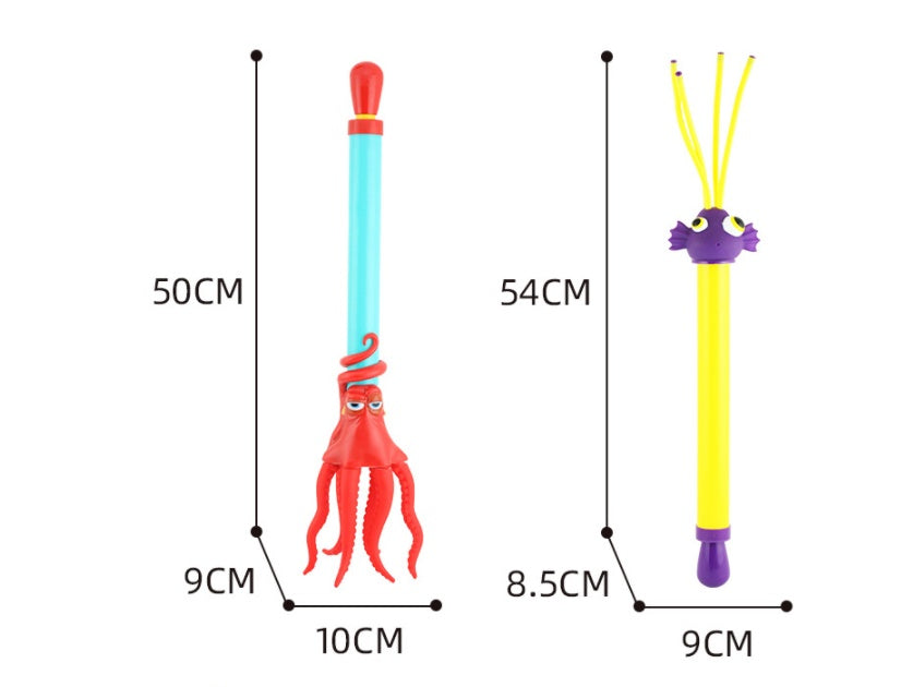 Octopus Water Gun Toys Summer Water Pistol Blaster Shooter - LJ Enterprise