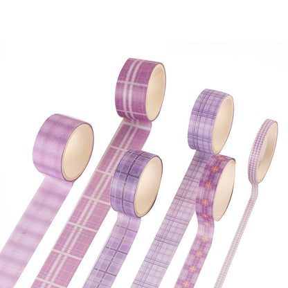 Creative Cute Retro Plaid Hand Account Tape Sticker