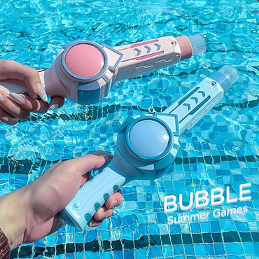 Elastic Smog Bubble Machine With Water Bubble Wand Girl Heart Toy Birthday Gift For Children For Party