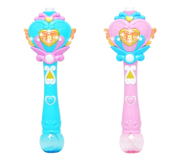 New Automatic Fairy Magic Bubble Wand Electric Bubble Machine Girl Blowing Bubble Artifact Toy