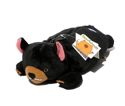 Cute Cartoon Animal Wombat Family Plush Pencil Case