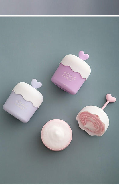 Cute Foamer Portable Foaming Foam Machine Foaming Bottled Bubble Cup