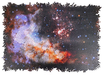 Unlimited Galaxy Super High Hell Difficulty Wooden Alien Irregular Jigsaw Puzzle