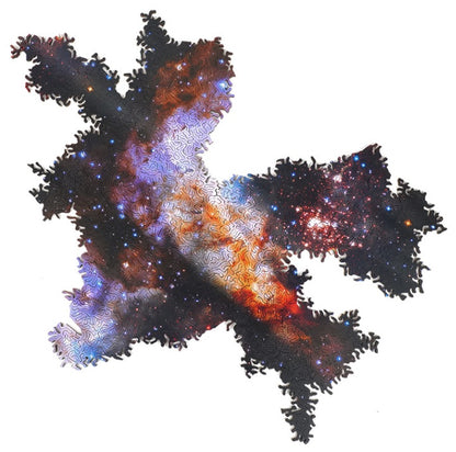 Unlimited Galaxy Super High Hell Difficulty Wooden Alien Irregular Jigsaw Puzzle
