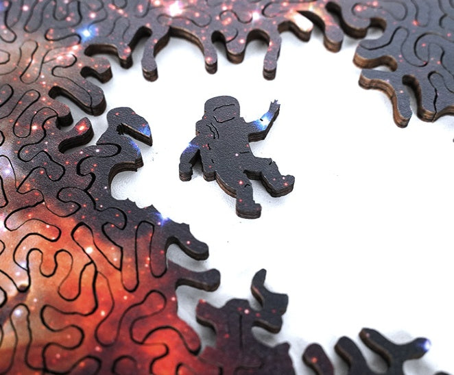 Unlimited Galaxy Super High Hell Difficulty Wooden Alien Irregular Jigsaw Puzzle