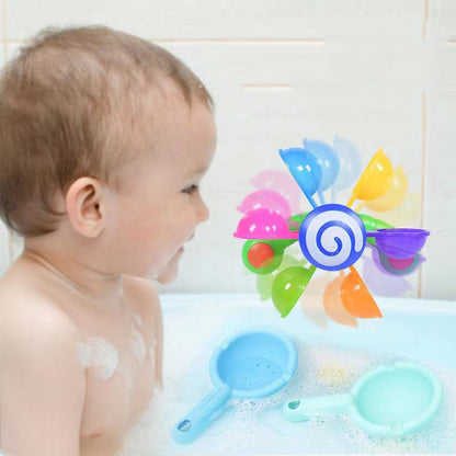 Baby Taking a Bath And Having Fun