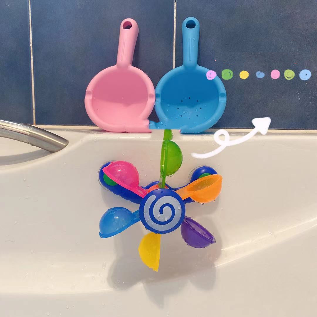 Baby Taking a Bath And Having Fun