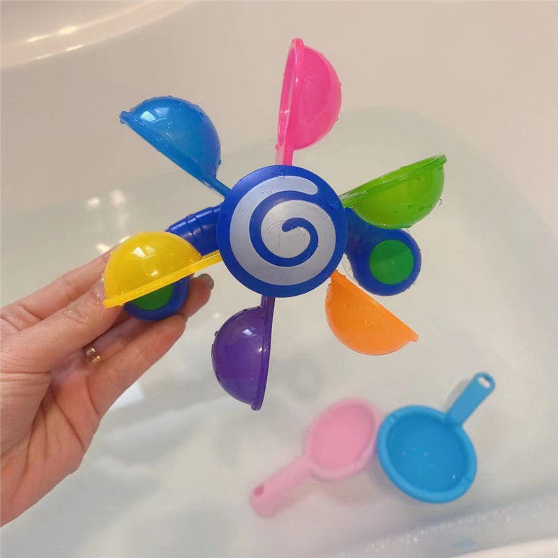 Baby Taking a Bath And Having Fun