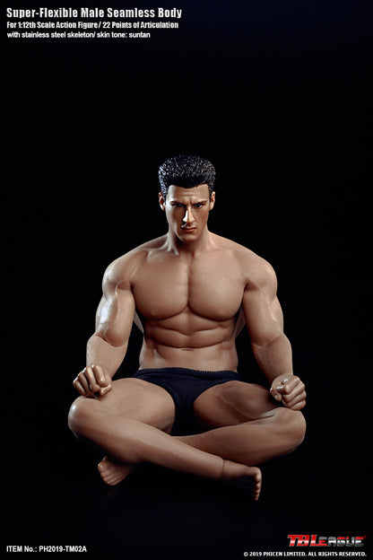 Steel Bone Rubberized Muscular Male Head Sculpture Body Figure Tm01A Tm02A