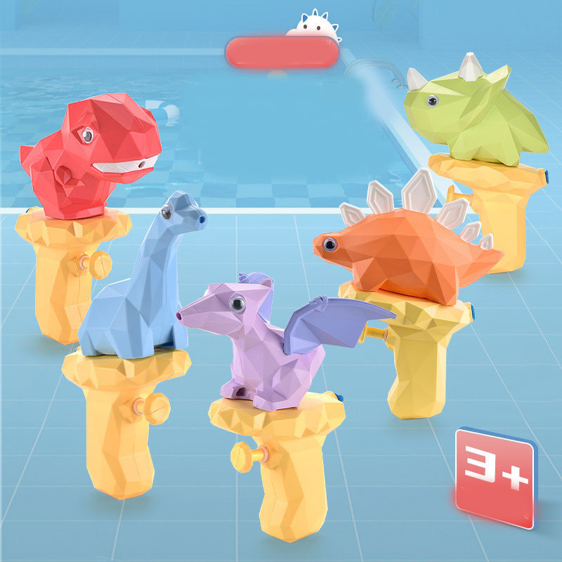 3D Cartoon Dinosaur Shape Outdoor Playing In Water Parent-child Interactive Spray Gun - LJ Enterprise