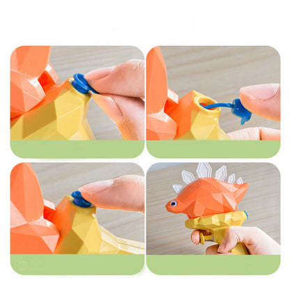 3D Cartoon Dinosaur Shape Outdoor Playing In Water Parent-child Interactive Spray Gun - LJ Enterprise